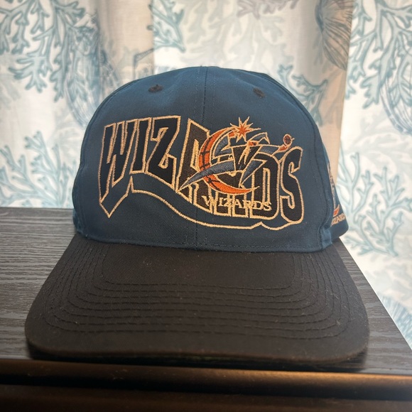 1990s Vintage Washington Wizards Snapback Hat OSFM - Picture 1 of 4